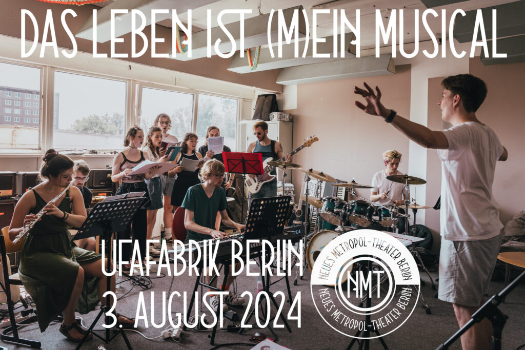 Es handelt sich um die Werbegrafik der 2024 stattgefunden Veranstaltung "Das Leben ist (m)ein Musical".